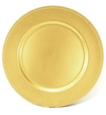 Gold Plate Charger