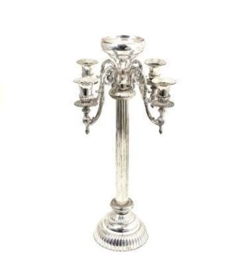 20" Silver Candelabra