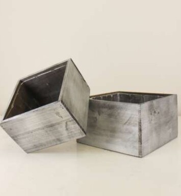 Metallic Gunmetal Wood Box