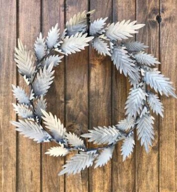 Zinc Metal Wreath