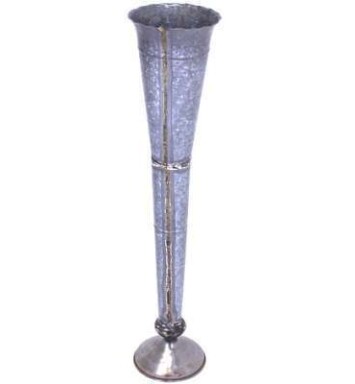 Zinc Trumpet Vase