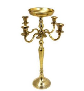 24" Gold Candelabra